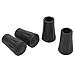 oceanside 4pcs Trekking Pole Tips, Rubber Replacement Tip Protectors for Hiking Poles with 12mm Hole Diameter