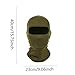 Army Green Balaclava Ski Mask Head Mask Full Face Mask Windproof Sun UV Protection Hood for Women Men
