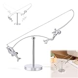 BCBU Kinetic Fishing Sculpture - Balance Art for Your Space, Balance Art Sculpture,Balance Tumbler Kinetic,Fisherman Home Decoration,Unique Desk Kinetics Arts Sculptures