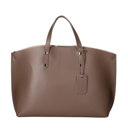 Chicca Borse Handbag Borsa a Mano da Donna in Vera