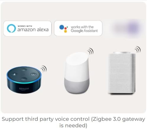 Voice Control Compatibility with Amazon Alexa and Google Assistant