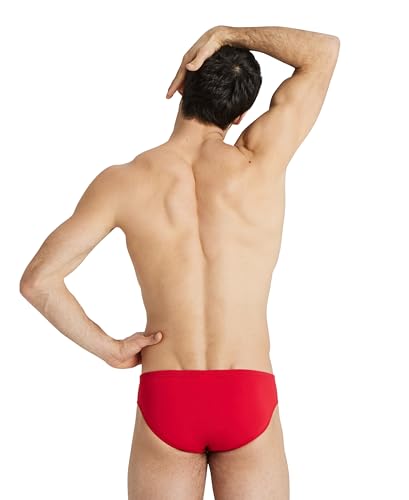 Image of Arena Men's Team Solid Swim Brief MaxLife Athletic Swimwear Professional Swimsuit Bathing Suit