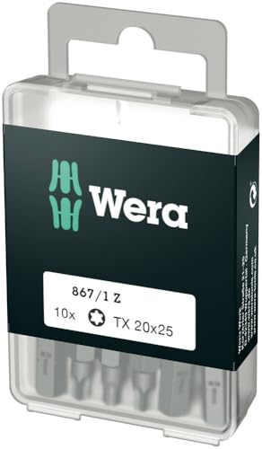 Wera Bit-Sortiment 867/1 TX 20 DIY TX 20 x 25 mm (10 Bits pro Box) 05072408001
