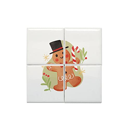Carreaux céramique illustration Nol idée cadeau déco originale