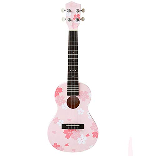 Saturey Ukulélé Cerise PinkSoprano Ukulele Petite Guitare Sangle Instrument Ukulele - Les Beatles, Paul McCartney, John Lennon, RIngo Starr, George Harrison Saturey Ukulélé Cerise PinkSoprano Ukulele Petite Guitare Sangle Instrument Ukulele – Image 3