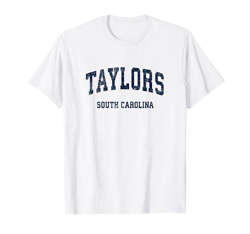 Taylors South Carolina SC - Diseño deportivo atlético vintage Camiseta