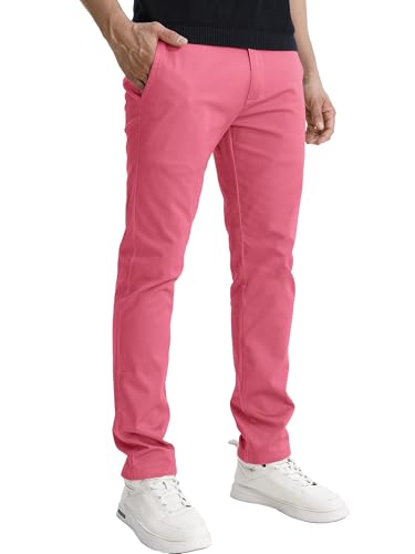 Image of Match Men's Regular Fit Comfort Stretch Casual Chino Pants