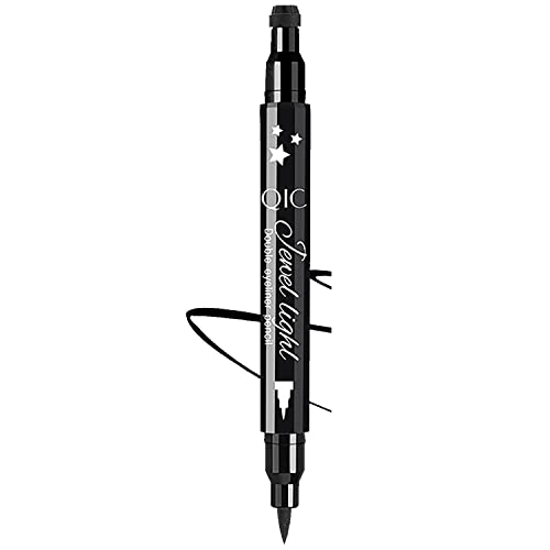 Eyeliner Stamp 2 En 1 Sealing Liquid Eyeliner Waterproof Quick Dry Eyeliner Sello Facial Eyeliner Herramientas De Maquillaje Maquillaje Para NiñAs (6#Los sellos) Cover