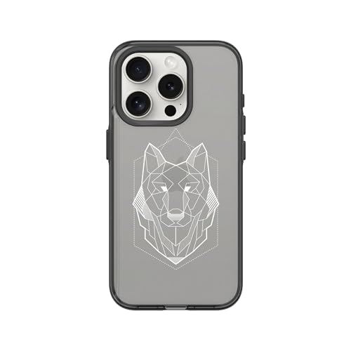 Coque transparente noire iPhone 15 Pro JellyTint pour sécuriser votre téléphone en déplacement