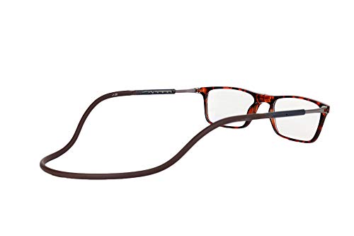 Image of Unisex Reading Glasses | Magnetic open from front | Adjustable Retainer length | Near vision power +1 +1.25 +1.50 +1.75 +2 +2.25 +2.50 +2.75 +3| Foldable| Free size