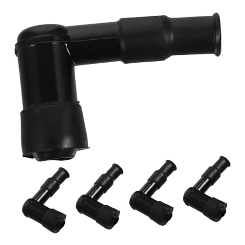 Black Plug Cap Boot for Scooter and Underbone Motorcycle 5 P
