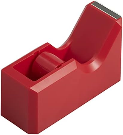 JAM PAPER Colourful Desktop Tape Dispensers - Red - Sold Individually