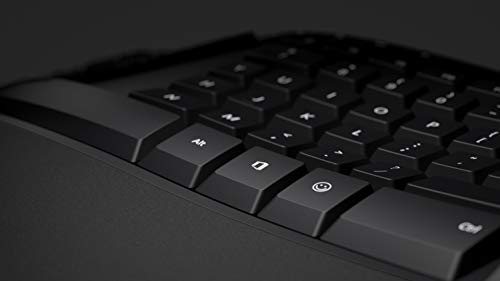 Microsoft Ergonomic Desktop - Black - Wired, Comfortable, Ergonomic Keyboard and Mouse Combo, with Cushioned Wrist and Palm Support. Split Keyboard. Dedicated Office Key. by Microsoft - Image 4