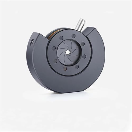実験用顕微鏡スライド 0.5-7.5MM ズーム調節可能 光レギュレーター アイリス 絞り ダイヤフラム 8枚羽根付き 顕微鏡 デジタルカメラ 望遠鏡用 マウント付き 顕微鏡部品