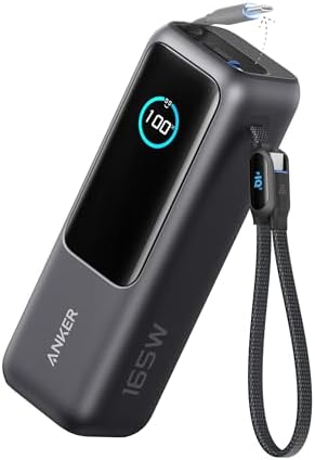 Anker Zolo Power Bank Cargador portátil de 25000mAh y 165W, Tres ...