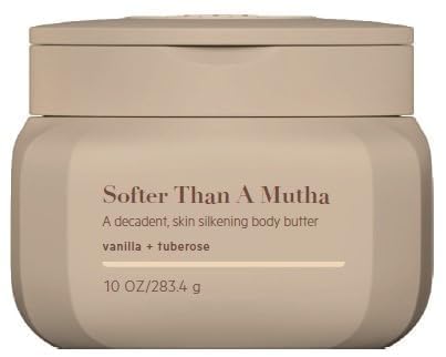 Shea Butter Body Butter with Vitamin E for Dry Skin, 10 fl oz
