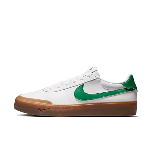 Nike Herrenschuh Nike Court Shot Herrenschuh, White/Malachite-Gum Med Brown, FQ8146-109, 43 EU (9.5 US)