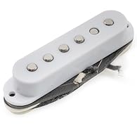 Fits Strat style electric guitar, neck position Staggered polepieces Alnico 5 magnet pickup, vintage-style tones, is similar with F Custom '54 Strat pickups, staggered polepieces for balance output, Alnico 5 magnets add more focus and enhanced dynami...