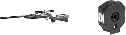 Gamo Swarm Maxxim G2 .177 Cal Multi-Shot Rifle de pellets y 10X GEN2 Quick-Shot mag .177 (Swarm Fusion 10X GEN2 y Swarm Maxxim 10X GEN2)