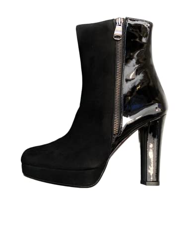 Bottines femme en daim Melluso J5087R à talons hauts chic