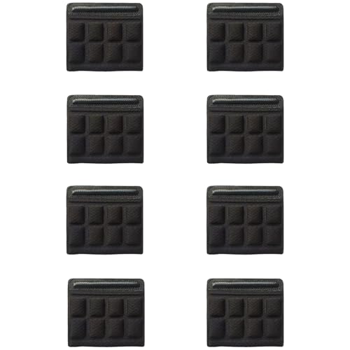 Set di 8 cuscinetti sottogola per caschi da bicicletta e caschi da moto, ricambio per casco da bicicletta, imbottitura morbida in schiuma, imbottitura sottogola traspirante e lavabile per meglio