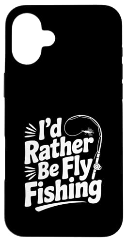 I'd Rather Be Fly Fishing �ʔ����A���O���[���[���A �X�}�z�P�[�X iPhone 16 Plus �p