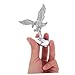 TOPPERFUN Metal Eagle Hood Ornament Motorcycle Decoration Durable Badge Decal for Automotive Styling Effortless Installation Unique Aesthetic Upgrade for Cars and Bikes