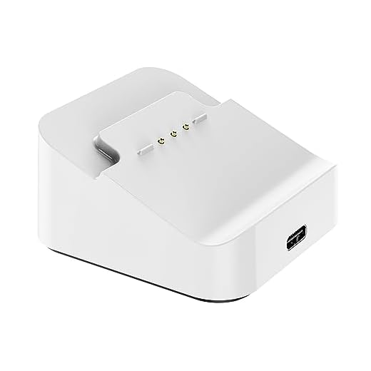 AreMe Charging Station Dock for Xbox Elite Wireless Controller Series 2, Series 2 Core - White