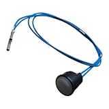KiBcsLic Joystick-Drucktaster für Bagger, Drucktaster für Joystick-Ladergriff, Drucktasterbaugruppe für Bagger & Lader, 2-Draht-Schalter, wetterfester Fernbedienungs-Drucktaster Zubehör, Grau