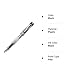 Pilot Prera Iro-Ai Fine-Nib Transparent Black Body Fountain Pen (FPRN-350R-TBF)