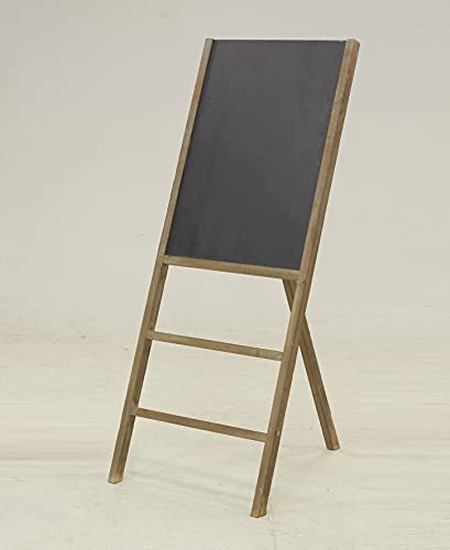 AubryGaspard - Pizarra de madera con menú, color negro