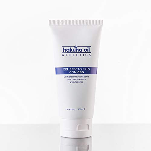 Hakuna Oil Athletics - Gel de Cáñamo Alivio Dolor Articular y Muscular | 200ml | Gel con Efecto Frío a base de aceite de Cáñamo | Poder Relajante y Calmante | 100% Orgánico Ecológico BIO Cover