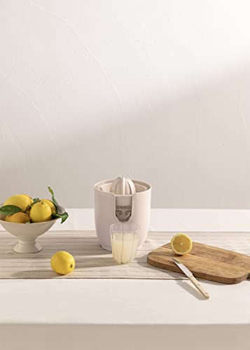 CREATE JUICER RETRO/Juicer Elettrico Bianco Osso/Potenza 90W, include due coni, sistema antigoccia e un serbatoio da 280 ml di capacità - immagine 6