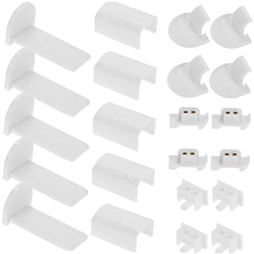 BIUDECO 32pcs Pleated Blind Replacement Parts Repair Tabs for Blinds Easy Installation Compatible for Home and Office Use