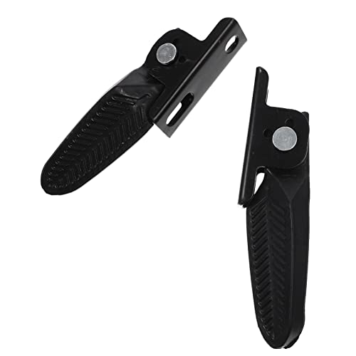 Yardwe 1 Pair Electric Car Rear Seat Pedals for E- Bike Accessories Pegs Rear Wheel Treadles