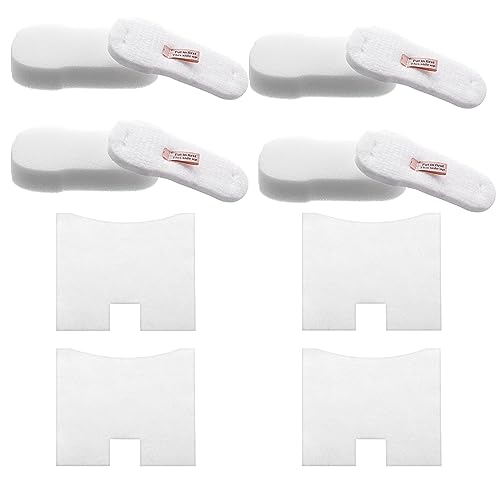 EnergyIC HZ602 Filter Compatible with Shark Vertex & UltraLight Vacuum HZ2000, HZ2002, HZ251, UV580, HH200, HH202, HZ702 HH205 HS152AMZ Part # XPMFHZ2000 & XFFKHZ2000, 4 Pack