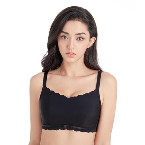 LUXRUB Sujetador De Mastectomía Brasieres De Bolsillo con Soporte para Senos De Silicona Bralette...