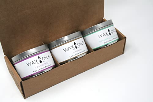 Wax And Oils Soy Wax Aromatherapy Scented Candles, Lavender, Vanilla & Peppermint Eucalyptus, 8 Oz (Pack Of 3) #TOP1