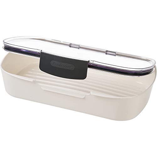Prepworks Deli Prokeeper Air Tight Silicone Sealed Food Storage Container With Clear Dry Erase Compatible Lid, 11.75 Inches Long #TOP1