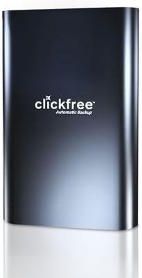 Clickfree Automatic Backup C2N 500 GB USB 3.0 Network Ready Portable External Hard Drive, 527N3 (Piano Black)