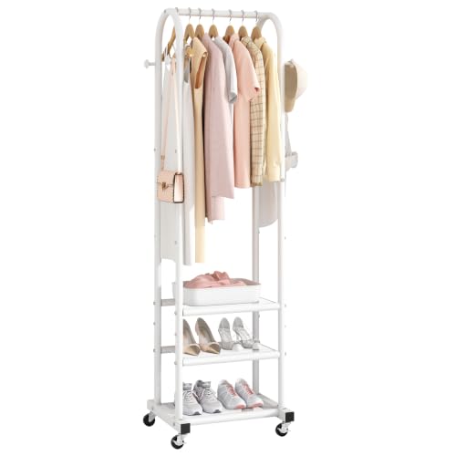 Kaitiemoo Clothing Rack with 3 Shelves