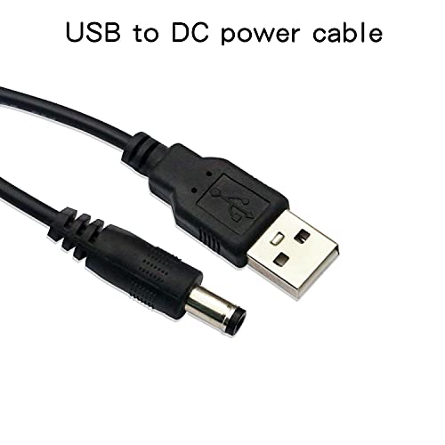 Boda Dog Bark Collar Charging Cord, Dc5.5 Usb Charging Cable Compatible With Dogrook Authen Petedu Anti Barking Training Collar #TOP2