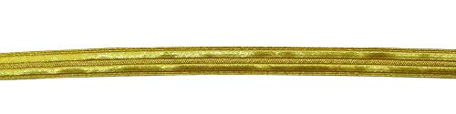 Gold Metallic Uniform Braid Jacquard Sewing Trim Vestment Army Military Dresses 6Yds New Brand Aar #TOP1
