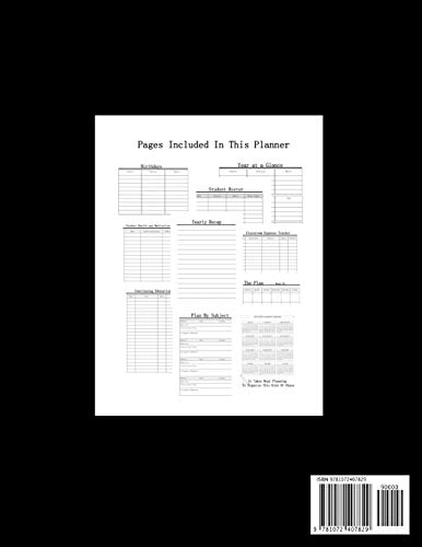 2nd Grade Squad: 2019-2020 Teacher Lesson Planner Organizer with 12 Month Academic Agenda...Weekly & Monthly Calendar 8.5" 11" 150 pages - Image 2