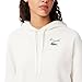 Lacoste Women's Oversized Logo Hoodie, Flour, 2