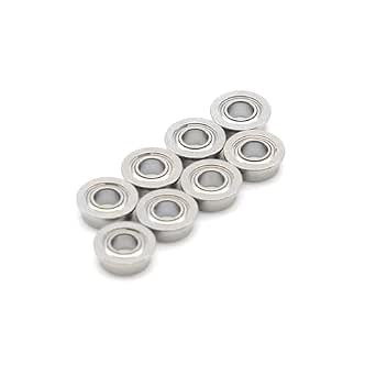 Kozelo 10pcs MF63ZZ Bride Bille Roulement - [3x6x2.5mm] Remplacement Roue Roulements pour Brouette Tondeuse à gazon Camion à Main Essieu Emploi