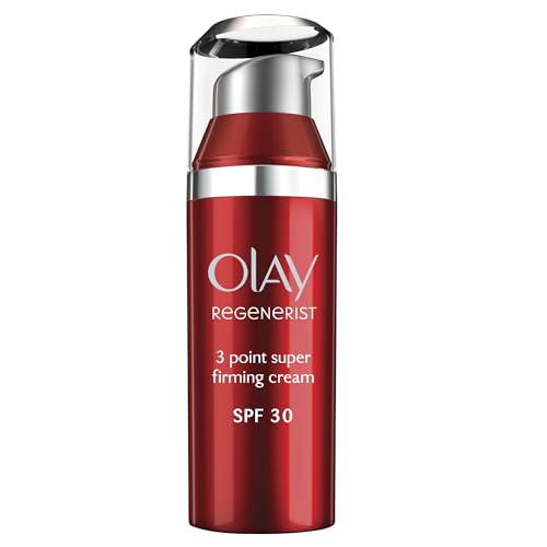 Olay Regenerist 3 Point Firming Anti-Ageing Day SPF30 Lightweight Moisturiser 50 ml, Firms Skin Reduces The Look of Wrinkles