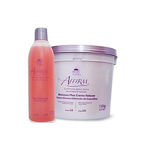 Avlon Relaxamento Alisamento 4 Steps Positive Link 5in1 Reconstrutor 475ml Refil Guanidina Normalizi
