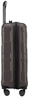 SUITLINE Handgepäck Hartschalen-Koffer Koffer Trolley Rollkoffer Reisekoffer, TSA, 55 cm, ca. 34 Liter, 100% ABS Matt, Titan, 55 cm Handgepäck, S20-8801M-T – Ansicht 5