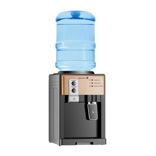 Listado de Dispensador Electrico de Agua para Garrafon más recomendados. 46 NOVAKA Dispensador de Agua Eléctrico 3 en 1 (Frío, Caliente, Ambiente) con Indicador LED y Botones Táctiles, Compatible con Bidones Grandes, Medianos y Pequeños, Ideal para...